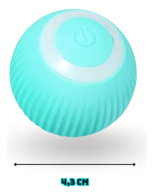 Juguete Gato Mascota Interactivo Recargable Usb Automático Color Azul