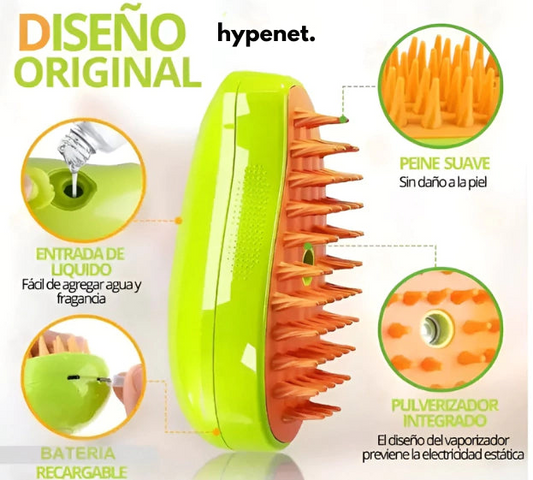 CEPILLO A VAPOR PARA MASCOTAS