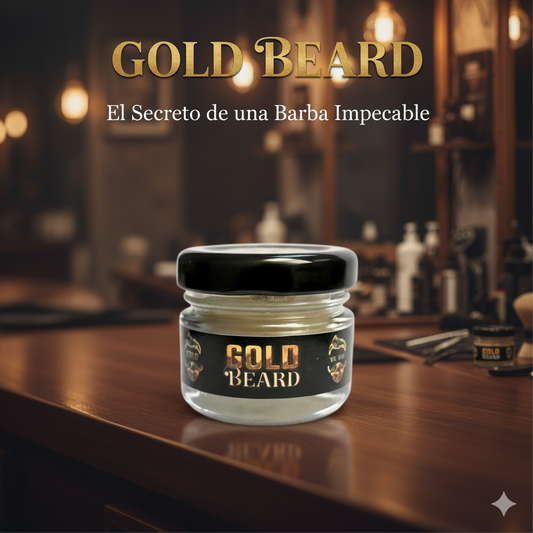 GOLD BEARD – Tratamiento para Crecimiento de Barba y Bigote