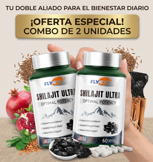 Shilajit Ultra Optimal Potency - Combo 2 Unidades