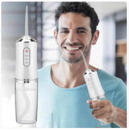 Irrigador Bucal Portátil De 3 Velocidades Ducha Dental