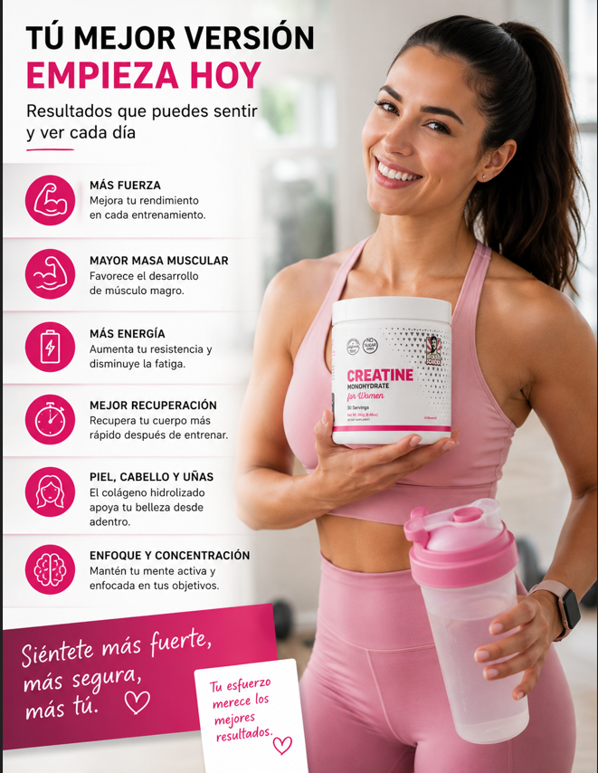Creatine Monohydrate for Women - Old School Labs