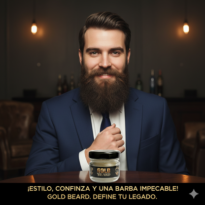 BARBA DE ORO – Tratamiento para Crecimiento de Barba y Bigote 